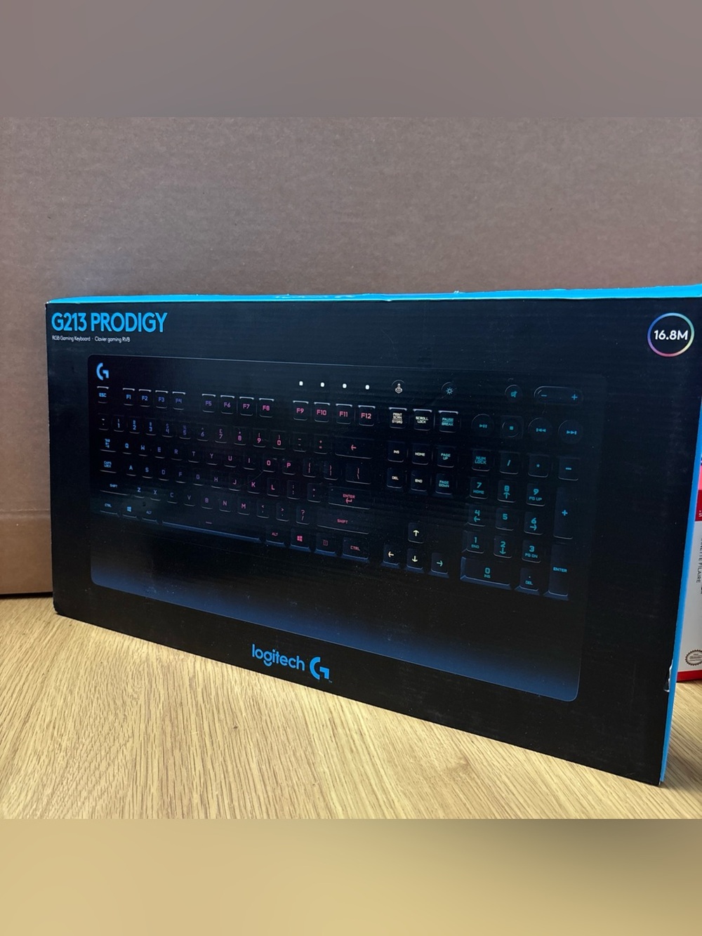 Logitech Prodigy RGB Gaming Keyboard - Black with Multicolor Backlight Sealed